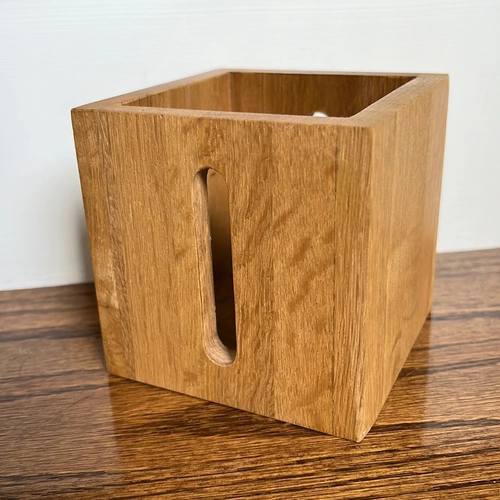 IKEA solid wood pencil pen holder